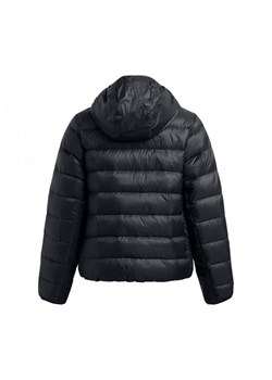 Damska kurtka z puchem naturalnym Under Armour Legend Down Hooded Jacket - czarna ze sklepu Sportstylestory.com w kategorii Kurtki damskie - zdjęcie 175165406