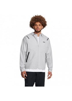 Męska kurtka przejściowa Under Armour UA Unstoppable Jacket Lc - szara ze sklepu Sportstylestory.com w kategorii Kurtki męskie - zdjęcie 175165535