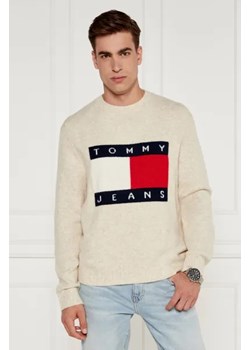 Tommy Jeans Sweter | Regular Fit | z dodatkiem wełny ze sklepu Gomez Fashion Store w kategorii Swetry męskie - zdjęcie 175171159