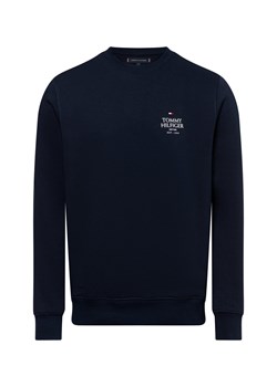 Tommy Hilfiger Bluza męska Mężczyźni granatowy jednolity ze sklepu vangraaf w kategorii Bluzy męskie - zdjęcie 175173295