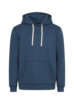 Tommy Hilfiger Męski sweter z kapturem Mężczyźni niebieski jednolity ze sklepu vangraaf w kategorii Bluzy męskie - zdjęcie 175173298