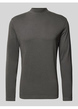 Bluzka z długim rękawem i stójką model ‘MORITZO’ ze sklepu Peek&Cloppenburg  w kategorii T-shirty męskie - zdjęcie 175175987