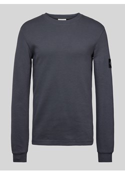 Bluzka z długim rękawem i naszywką z logo ze sklepu Peek&Cloppenburg  w kategorii T-shirty męskie - zdjęcie 175176135