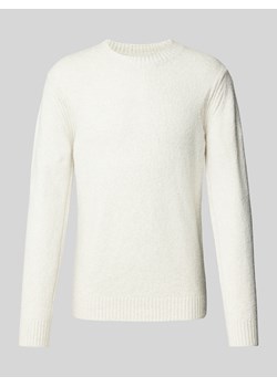 Sweter z dzianiny z okrągłym dekoltem model ‘ZAC’ ze sklepu Peek&Cloppenburg  w kategorii Swetry męskie - zdjęcie 175176196