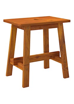 Rustykalny stołek z drewna akacjowego F3-R39 ze sklepu Edinos.pl w kategorii Dom - zdjęcie 175180505