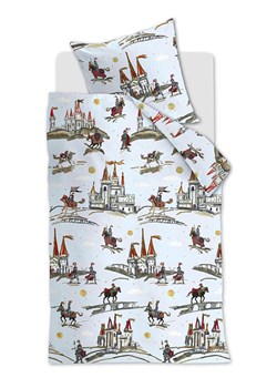 beddinghouse kids Komplet pościeli "Good Knights" w kolorze błękitnym ze sklepu Limango Polska w kategorii Pościel dziecięca - zdjęcie 175185599