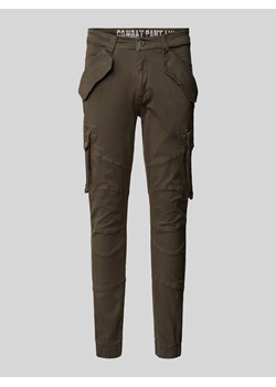 Spodnie cargo o kroju tapered fit z kieszeniami z patką model ‘COMBAT PANT’ ze sklepu Peek&Cloppenburg  w kategorii Spodnie męskie - zdjęcie 175188685