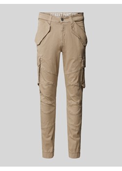 Spodnie cargo o kroju tapered fit z kieszeniami z patką model ‘COMBAT PANT’ ze sklepu Peek&Cloppenburg  w kategorii Spodnie męskie - zdjęcie 175188779