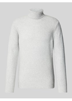 Sweter z dzianiny z golfem ze sklepu Peek&Cloppenburg  w kategorii Swetry męskie - zdjęcie 175189256