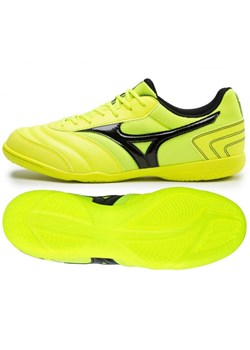 Buty piłkarskie Mizuno Mrl Sala Club In Q1GA220345 złoty zielone ze sklepu ButyModne.pl w kategorii Buty sportowe męskie - zdjęcie 175189598