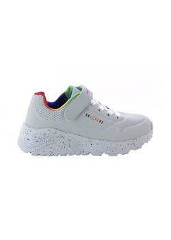 SKECHERS Buty dziecięce Uno Lite białe ze sklepu taniesportowe.pl w kategorii Buty sportowe dziecięce - zdjęcie 175190708