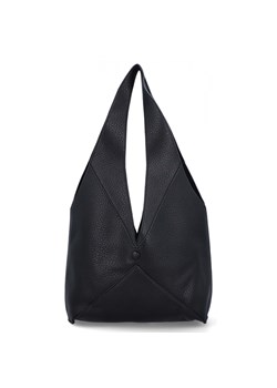 Torebka Shopper Bag z Kosmetyczką firmy Herisson 1901F731 Czarna ze sklepu PaniTorbalska w kategorii Torby Shopper bag - zdjęcie 175195855