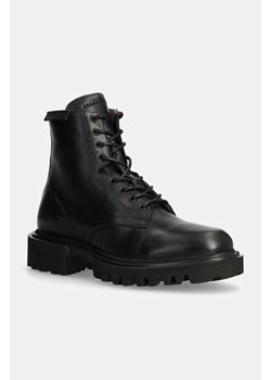 AllSaints buty skórzane Vaughan Boot męskie kolor czarny M049FB ze sklepu ANSWEAR.com w kategorii Buty zimowe męskie - zdjęcie 175200455