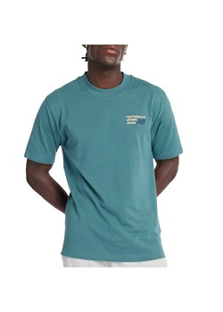 Koszulka New Balance MT41908NUS - niebieska ze sklepu streetstyle24.pl w kategorii T-shirty męskie - zdjęcie 175200775