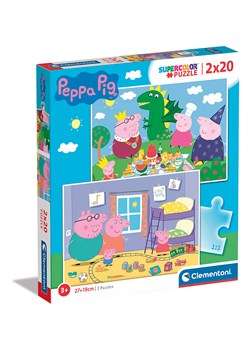 Clementoni Zestawy puzzli (2 szt.) &quot;Świnka Peppa&quot; - 2 x 20 szt. - 3+ ze sklepu Limango Polska w kategorii Puzzle - zdjęcie 175200847
