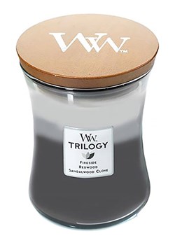WoodWick Świeca zapachowa &quot;Trilogy - Warm Woods&quot; - 275 g ze sklepu Limango Polska w kategorii Świece i dyfuzory - zdjęcie 175201027