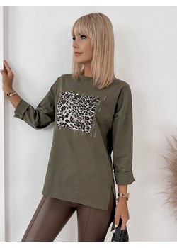 bluzka lozana khaki one size ze sklepu UBRA w kategorii Bluzki damskie - zdjęcie 175209028