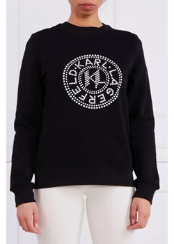 Karl Lagerfeld Bluza hotfix logo | Regular Fit ze sklepu Gomez Fashion Store w kategorii Bluzy damskie - zdjęcie 175212606