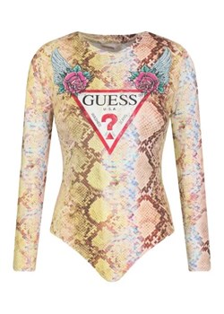 GUESS Body LS GUESS LOGO SNAKE | Slim Fit ze sklepu Gomez Fashion Store w kategorii Bluzki damskie - zdjęcie 175212696