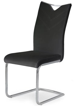 Czarne Krzesło Minimalistyczne M2-K65 ze sklepu Edinos.pl w kategorii Krzesła - zdjęcie 175215986