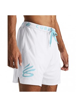 Męskie spodenki do koszykówki Under Armour Curry Splash Short - białe ze sklepu Sportstylestory.com w kategorii Spodenki męskie - zdjęcie 175218167