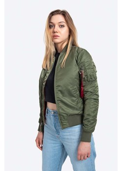 Alpha Industries kurtka bomber MA-1 VF 59 damski kolor zielony przejściowa 133009.01-ZIELONY ze sklepu PRM w kategorii Kurtki damskie - zdjęcie 175218219