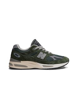 New Balance sneakersy 991v2 Kombu kolor zielony U991GR2 ze sklepu PRM w kategorii Buty sportowe męskie - zdjęcie 175218747