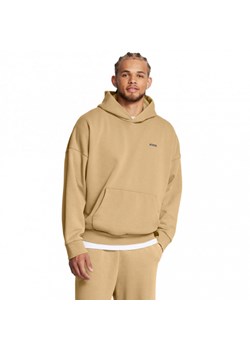 Męska bluza dresowa nierozpinana z kapturem Under Armour UA Icon Hwt Flc Wash Os Hood - brązowa ze sklepu Sportstylestory.com w kategorii Bluzy męskie - zdjęcie 175222607