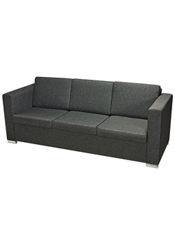 Trzyosobowa ciemnoszara sofa loftowa Z1-P82 ze sklepu Edinos.pl w kategorii Sofy i kanapy - zdjęcie 175225837