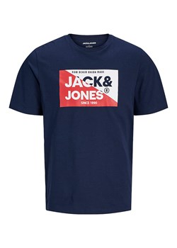 Jack &amp; Jones Koszulka &quot;Nolan&quot; w kolorze granatowym ze sklepu Limango Polska w kategorii T-shirty męskie - zdjęcie 175228237