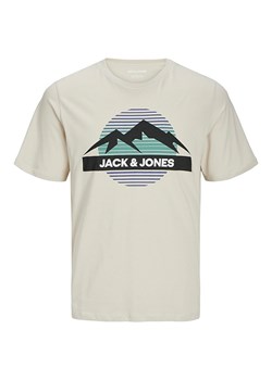 Jack &amp; Jones Koszulka &quot;Peak&quot; w kolorze kremowym ze sklepu Limango Polska w kategorii T-shirty męskie - zdjęcie 175228268