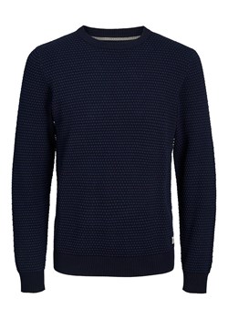 Jack &amp; Jones Sweter &quot;Atlas&quot; w kolorze granatowym ze sklepu Limango Polska w kategorii Swetry męskie - zdjęcie 175228365