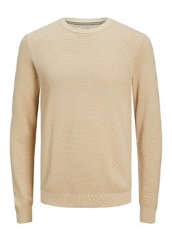 Jack &amp; Jones Sweter &quot;Atlas&quot; w kolorze beżowym ze sklepu Limango Polska w kategorii Swetry męskie - zdjęcie 175228367