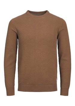 Jack &amp; Jones Sweter &quot;Atlas&quot; w kolorze jasnobrązowym ze sklepu Limango Polska w kategorii Swetry męskie - zdjęcie 175228368