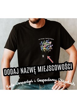 KOSZULKA KOŁO GOSPODYŃ I GOSPODARZY WIEJSKICH -MĘSKA SERCE kwiatki ze sklepu Time For Fashion w kategorii Bluzki damskie - zdjęcie 175228925