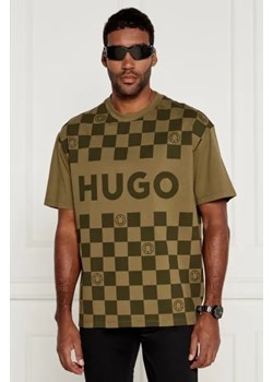 Hugo Blue T-shirt Narliparo | Loose fit ze sklepu Gomez Fashion Store w kategorii T-shirty męskie - zdjęcie 175231736