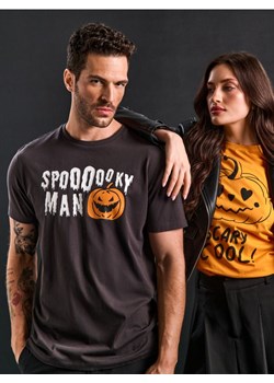 Sinsay - Koszulka - szary ze sklepu Sinsay w kategorii T-shirty męskie - zdjęcie 175234219