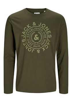 Jack &amp; Jones Koszulka &quot;Cathens&quot; w kolorze khaki ze sklepu Limango Polska w kategorii T-shirty męskie - zdjęcie 175239009