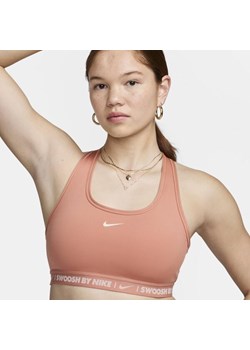 NIKE BRA W NK SWSH MED SPT BRA GLS ze sklepu JD Sports  w kategorii Biustonosze - zdjęcie 175240926