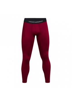 Męskie legginsy treningowe Under Armour UA Cg Elite Leggings - czerwone ze sklepu Sportstylestory.com w kategorii Spodnie męskie - zdjęcie 175245255