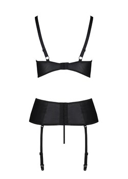 Czarny gorset z otwartymi miseczkami Jannies corset, Kolor czarny, Rozmiar S/M, Passion ze sklepu Intymna w kategorii Gorsety - zdjęcie 175249655
