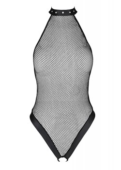 Czarne siateczkowe body Moonlight, Kolor czarny, Rozmiar 2XL/3XL, Passion ze sklepu Intymna w kategorii Body damskie - zdjęcie 175249676