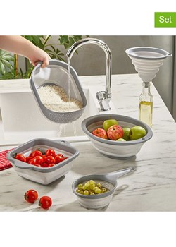 Violeta Home Sitka kuchenne (5 szt.) w kolorze szarym ze sklepu Limango Polska w kategorii Akcesoria kuchenne - zdjęcie 175250715