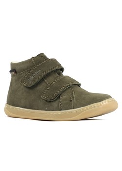 Richter Shoes Skórzane buty &quot;Dash&quot; w kolorze khaki do chodzenia na boso ze sklepu Limango Polska w kategorii Buty zimowe dziecięce - zdjęcie 175250899