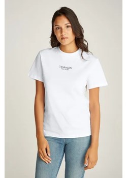 Calvin Klein T-shirt NEWYORK | Regular Fit ze sklepu Gomez Fashion Store w kategorii Bluzki damskie - zdjęcie 175257409