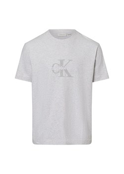 Calvin Klein Jeans Koszulka męska Mężczyźni Bawełna jasny szary marmurkowy ze sklepu vangraaf w kategorii T-shirty męskie - zdjęcie 175261686