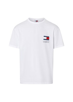 Tommy Jeans Koszulka męska Mężczyźni Bawełna biały nadruk ze sklepu vangraaf w kategorii T-shirty męskie - zdjęcie 175261688