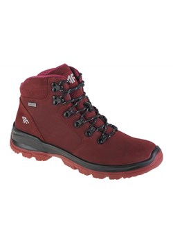 Buty 4F Trek OBDH253-60S czerwone ze sklepu ButyModne.pl w kategorii Buty trekkingowe damskie - zdjęcie 175272429