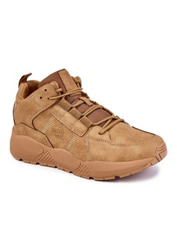 Męskie Sneakersy Buty Sportowe Big Star KK174248 Camel beżowy ze sklepu ButyModne.pl w kategorii Buty sportowe męskie - zdjęcie 175272436