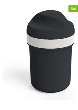 koziol Kubki termiczne (2 szt.) &quot;Oase mini&quot; w kolorze czarnym - 200 ml ze sklepu Limango Polska w kategorii Kubki termiczne - zdjęcie 175286127